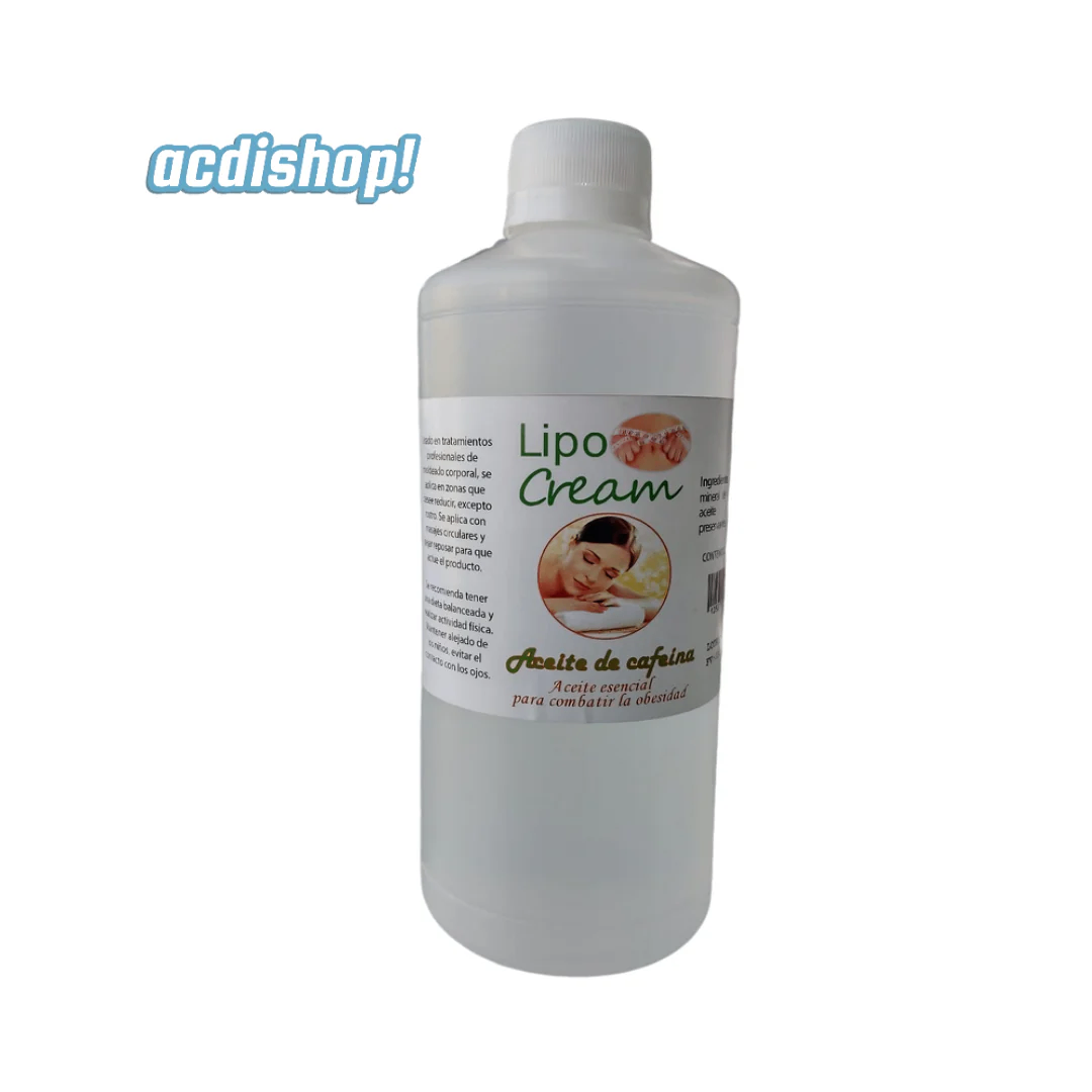 ACEITE DE CAFEÍNA 1LT /01 UND. - LIPO CREAM