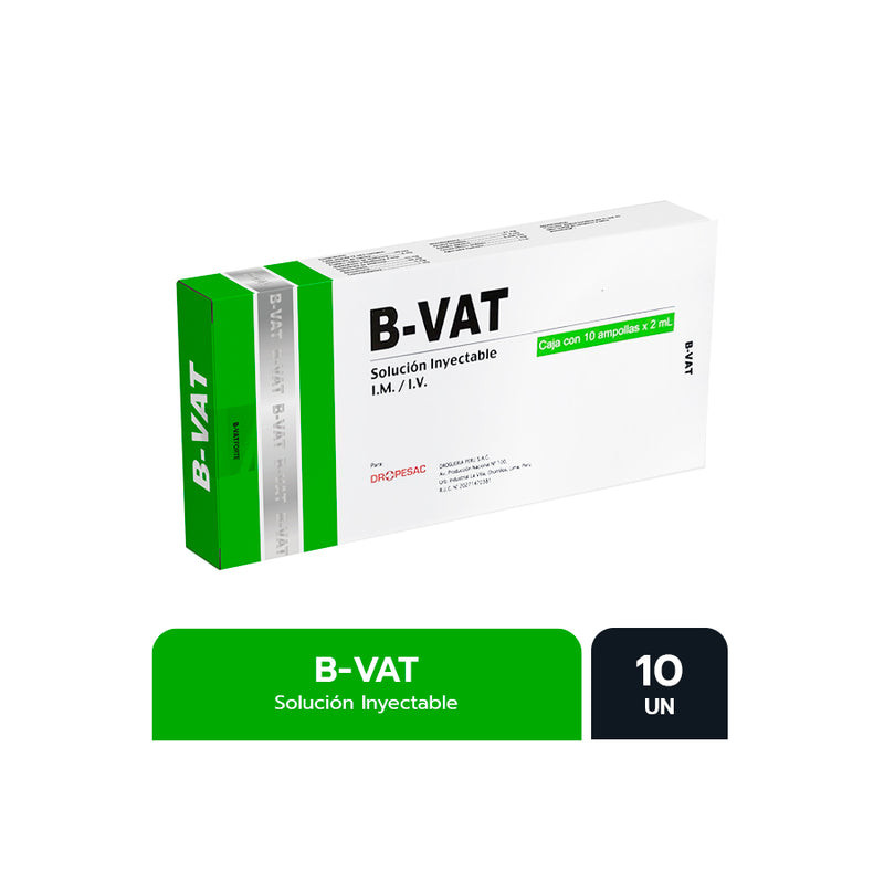 VITAMINA B FORTE INJEKTOPAS 2ml /10 UND. - B-VAT