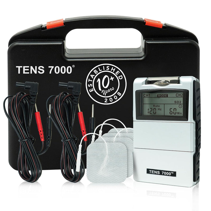 TENS 7000 ELECTROESTIMULADOR PORTATIL 4 PARCHES